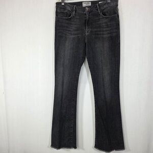 FRAME Denim Le Boot Aubry Gray Frayed Hem Jeans Size 30